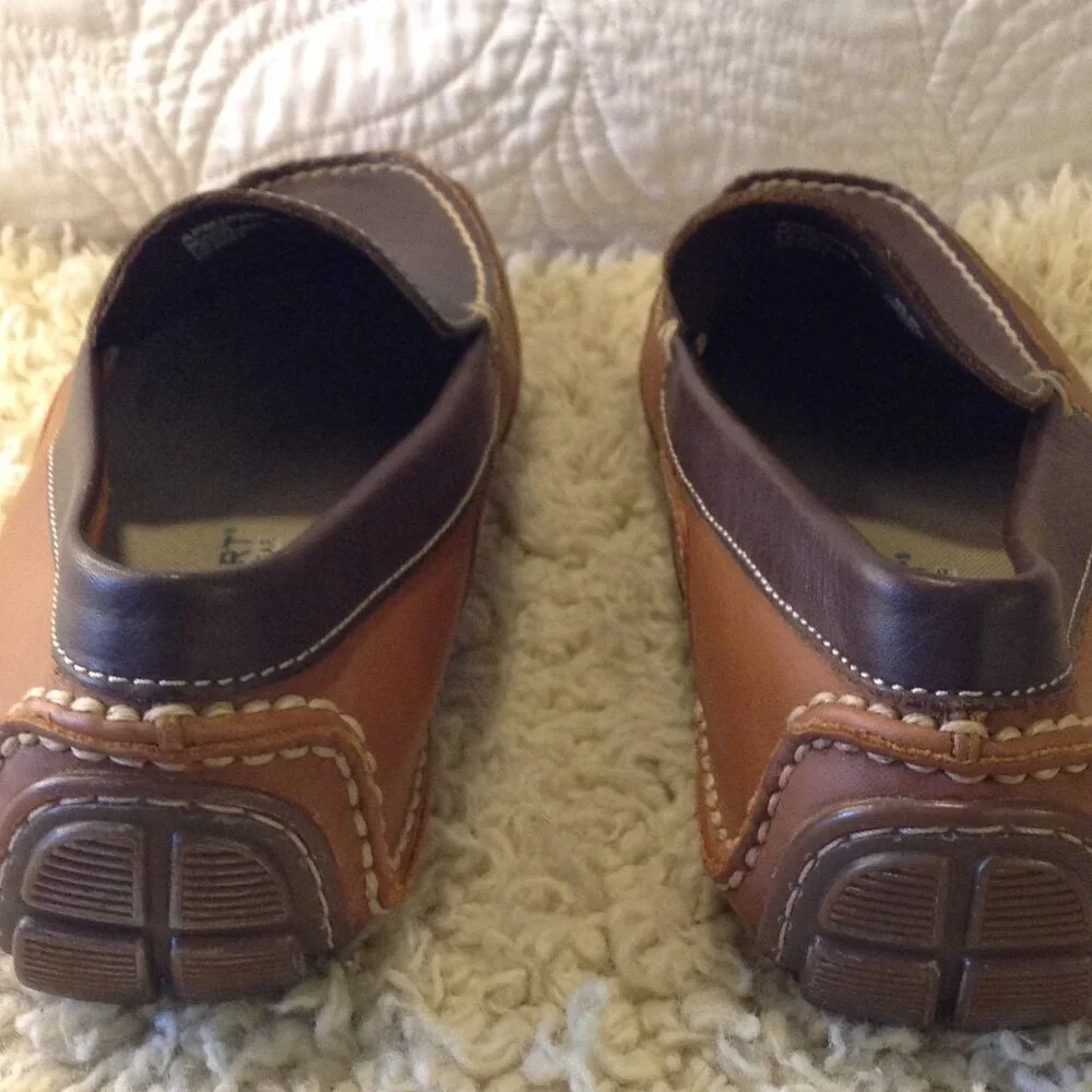 NWOT Rockport Men's 8.5 Leather Driving Loafers Collegiate Ivy League Dudecore